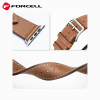 Pasek do Apple Watch Forcell F-Design FA20 dziurki skóra ekologiczna 42 / 44 / 45 / 49 mm brązowy-435710
