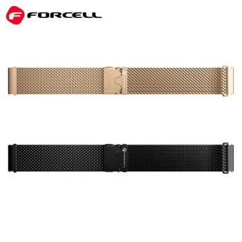 Pasek do Samsung Galaxy Watch Forcell F-Design FS10 magnetyczny stal 20 mm złoty-435564