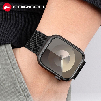 Pasek do Apple Watch Forcell F-Design FA14 magnetyczny stal 42 / 44 / 45 / 49 mm różowy-435663