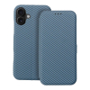 Etui z klapką na iPhone 16 PLUS Folio Side Magnet niebieskie