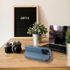 Etui z klapką na iPhone 16 PLUS Folio Side Magnet niebieskie-437455