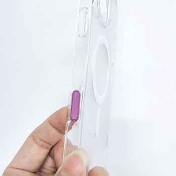 Aktywny przycisk Camera Control pasuje do futerałów z serii IPHONE 16: Drop Glue / Clear Mag Cover brązowy-437258