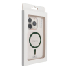 Etui na Samsung A17 / A18 Drop Glue Colorful Ring Mag Cover zgodne z MagSafe ciemnozielone-438132