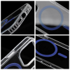 Etui na Samsung A27 Drop Glue Colorful Ring Mag Cover zgodny z MagSafe jasnoniebieskie-438296
