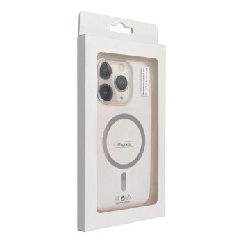 Etui na Samsung A56 Drop Glue Colorful Ring Mag Cover zgodne z MagSafe szare-438034
