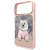 NIMMY futerał GENTLE PETS SERIES DOG kompatybilny z MagSafe do IPHONE 17 Pro różowy-441976