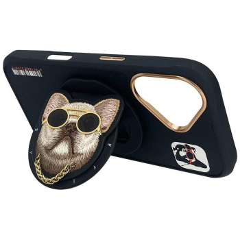 NIMMY futerał GLASSES COOL DOG kompatybilny z MagSafe do IPHONE 16 czarny-441338
