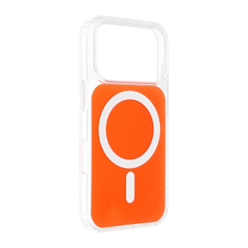 Etui na iPhone 16 Clear Fusion Mag Cover zgodne z MagSafe hermes orange-451791