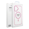 Etui na Samsung A56 Frame Clear Hybrid Mag Cover zgodny z MagSafe pudrowy róż-452720