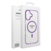 Etui na Samsung A27 Frame Clear Hybrid Mag Cover zgodny z MagSafe fioletowe-452978