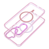 Etui na Samsung A27 Frame Cleear Hybrid Mag Cover zgodny z MagSafe pudrowy róż-452980