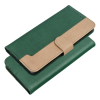 Etui z klapką na Samsung A17 Split Book zielono-złote-455638