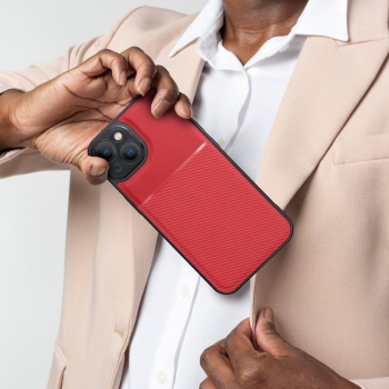 Etui na Xiaomi Redmi Note 14 4G (GLOBAL - 163,25mm x 76,55mm x 8,16mm) Noble czerwone-460720