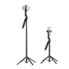 Selfie stick Hoco tripod z pilotem bezprzewodowym obrotowy 360 stopni z automatycznym śledzeniem twarzy K32 czarny-4624