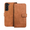 Etui z klapką na Samsung A32 5G Tender Book brązowe-462635