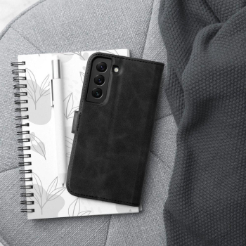 Etui z klapką na Samsung A52 5G / A52 LTE ( 4G ) / A52s 5G Tender Book czarne-462684
