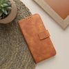 Etui z klapką na iPhone 11 Tender Book brązowe-463429
