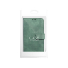 Etui z klapką na iPhone 15 Tender Book zielone-463640