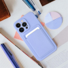 Etui na iPhone 14 PRO Card Case fioletowe-465575