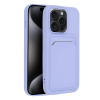 Etui na iPhone 15 PRO Card Case fioletowe-465660