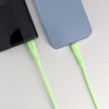 Kabel USB C do Lightning Forcell F-Energy PD 3A 27W Silicone 1 m C346 zielony-470447