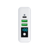 Wielofunkcyjna ładowarka Forcell F-Energy 4w1 2 x USB A + USB C 15W + power bank 8000mAh + ładowanie bezprzewodowe bia