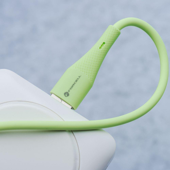 Kabel USB C do Lightning Forcell F-Energy PD 3A 27W Silicone 1 m C346 zielony-470450