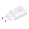 Ładowarka sieciowa do telefonu Forcell F-Energy USB A QC3.0 2,4A 18W + kabel USB A do USB C TFK-TC-1099 biała-471057