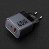 Ładowarka sieciowa do telefonu Forcell F-Energy GaN USB C + USB A QC4.0 PD 4A 45W VT-39 szara-471089