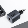 Ładowarka sieciowa do telefonu Forcell F-Energy GaN USB C + USB A QC4.0 PD 3A 33W VT-31 szara-471099