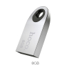 Pendrive 8GB USB 2.0 (USB A) Hoco mini UD9 srebrny