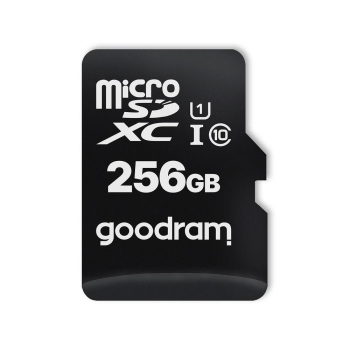 GOODRAM karta pamięci microSD 256GB 100MB/s class 10 UHS I z adapterem SD-471851