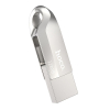 Pendrive 128GB USB 3.0 (USB A + USB C) Hoco UD8 nikiel-472030