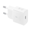 SAMSUNG oryginalna ładowarka sieciowa Typ C + kabel Typ C do Typ C PD 3A 25W GaN EP-T2510XWEGEU biała blister