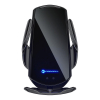Uchwyt na telefon do samochodu indukcyjny automatyczny Forcell F-Grip HS1 Qi 15W do szyby / kratki czarny-472549
