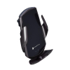Uchwyt na telefon do samochodu indukcyjny automatyczny Forcell F-Grip HS1 Qi 15W do szyby / kratki czarny-472554
