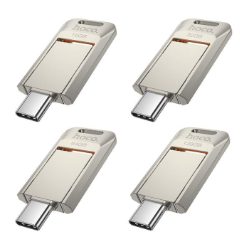 Pendrive 32GB USB 3.0 (USB C) Hoco UD17 nikiel-472040