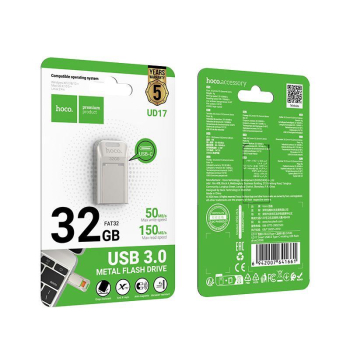 Pendrive 32GB USB 3.0 (USB C) Hoco UD17 nikiel-472041