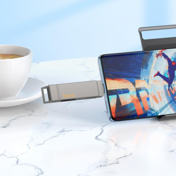 Pendrive 32GB USB 3.2 (USB A + USB C) Hoco UD15 szary-472096
