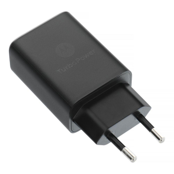 MOTOROLA oryginalna ładowarka sieciowa Typ C TurboPower 15W SC-32 czarna bulk-472344