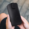 Etui wsuwane na telefon wsuwka do Samsung A51/A31/M21/A22 4G/ Xiaomi Mi 11 LITE 5G/ Oppo Reno5 5G Deko czarne-473145