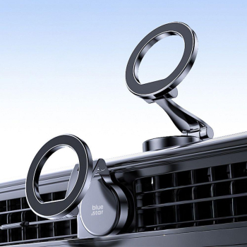 Uchwyt na telefon do samochodu magnetyczny Blue Star Easy View kompatybilny z MagSafe czarny-473024