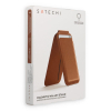 Portfel z podstawką ze skóry kompatybilny z MagSafe Satechi Vegan Leather Wallet Stand brązowy-474750