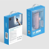 Powerbank Veger PlugOn (W0573) PD QC3.0 2,4A 12W 5000 mAh z wbudowanym złączem USB C rózowy-475547