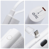 Powerbank Forcell F-Energy Power Plug F5K3 PD 20W 5000 mAh z wbudowanym złączem USB C biały-475628
