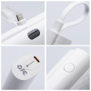 Powerbank Forcell F-Energy Power Plug F5K3 PD 20W 5000 mAh z wbudowanym złączem Lightning biały-475650
