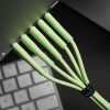 Kabel USB A do Micro USB Forcell F-Energy QC3.0 2,4A 18W Silicone 1 m C341 zielony-478440