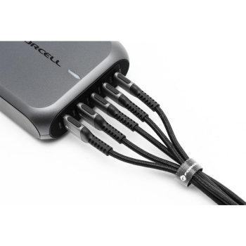 Kabel USB C do USB C Forcell F-Energy QC4.0 PD 5A 240W Cafule 2 m C263 czarny-478839