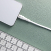 Kabel USB C do USB C Forcell F-Energy QC4.0 PD 3A 60W Silicone 1 m C344 biały-479036