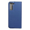 Etui z klapką na Samsung S21 FE Smart Case Book granatowe-480710